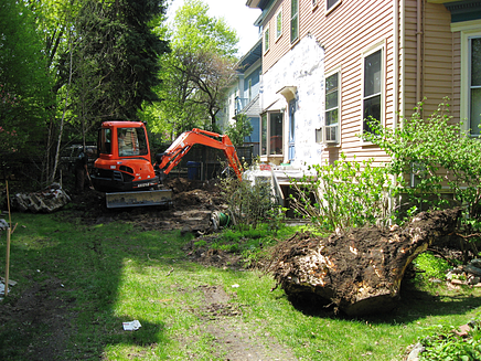 exterior before addition