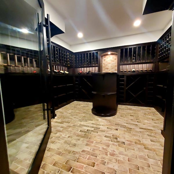 Basement Remodeling - Prybyla Basement Wine Room 3
