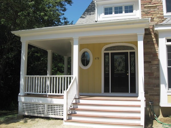 Sun Rooms Porches Decks - Front Porch with Wide Stais